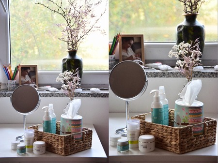 Winter face care morning routine